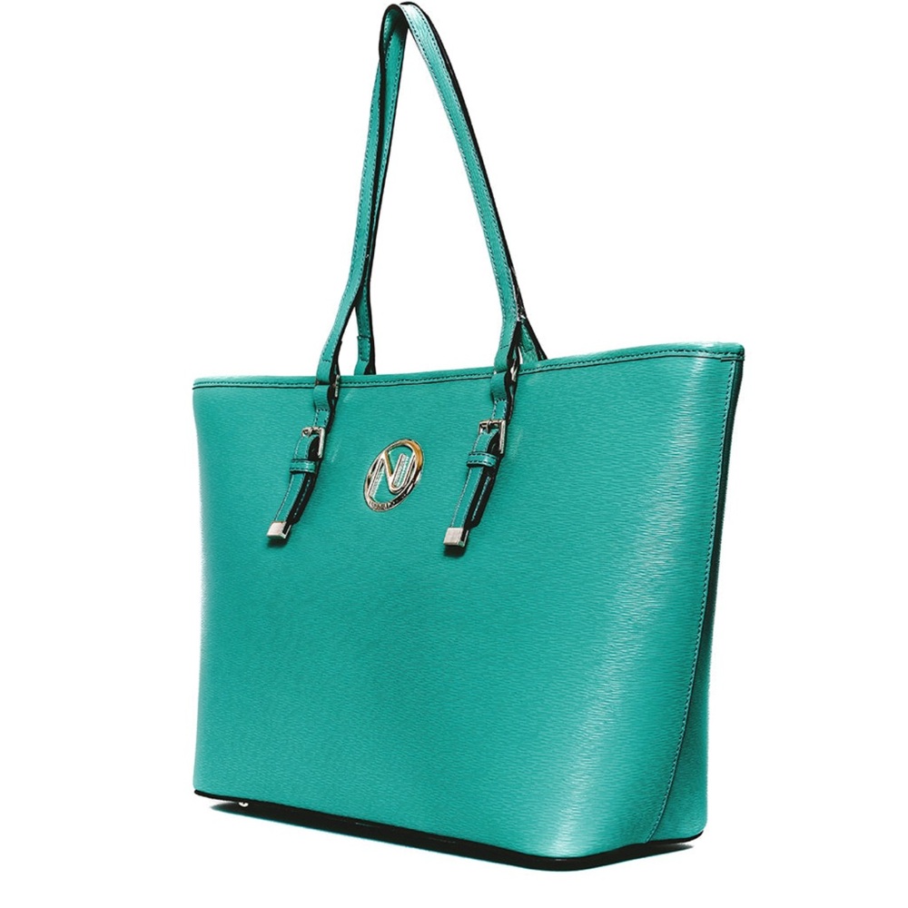 Chic Turquoise Tote Bag